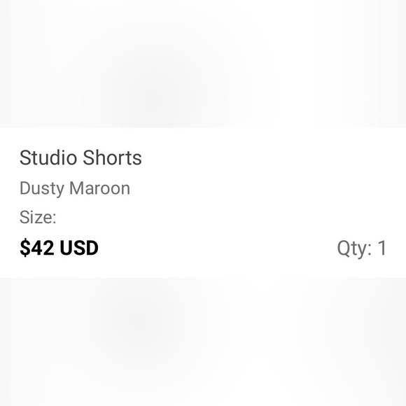 Gymshark Mauve/Rose Studio Shorts - Picture 6 of 6